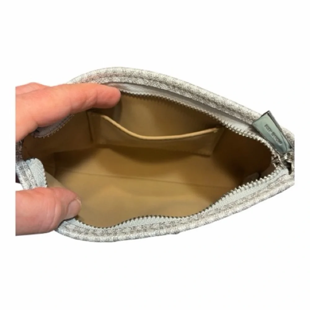 Michael Kors Silver Signature Logo Belt Bag Fanny Pack